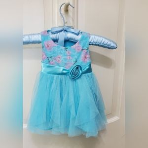 Jessica Ann Aqua Easter Dress 12 months